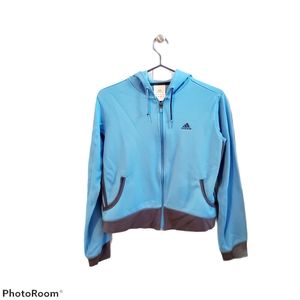 Adidas zip up track jacket, size medium